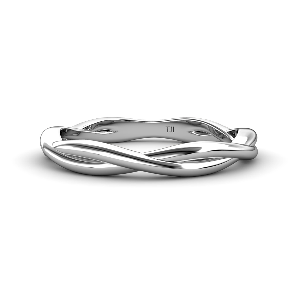 Marie High Pollish Infinity Wedding Band 
